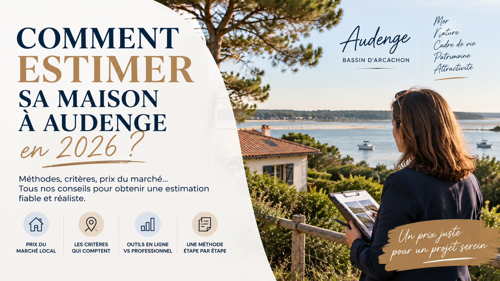 Estimation d'une maison à Audenge sur le Bassin d'Arcachon en 2026